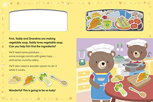 Let's Cook with Teddy: With 20 colorful felt play pieces (Funtime Felt)