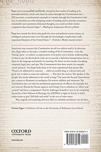 American Epic: Reading the U.S. Constitution