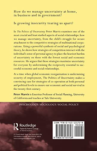 The Politics of Uncertainty