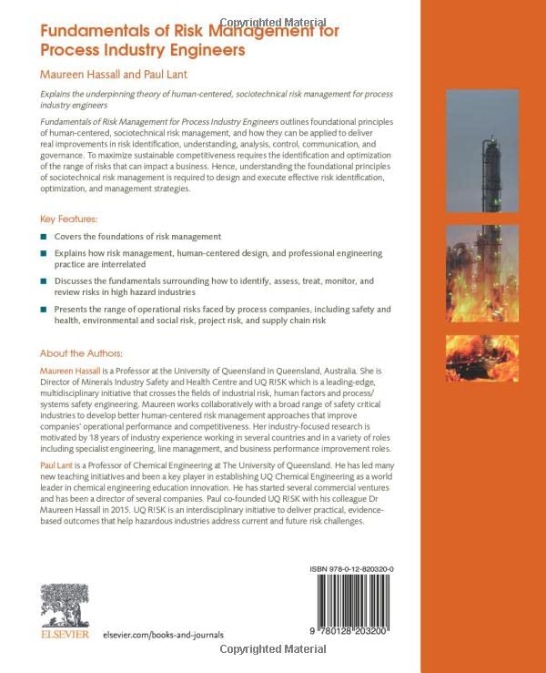Fundamentals of Risk Management for Process Industry Engineers