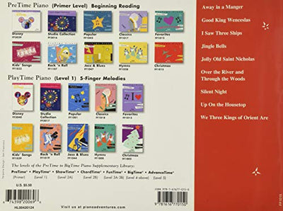 Pretime Piano Christmas, Primer Level: Beginnning Reading (Faber Piano Adventures)