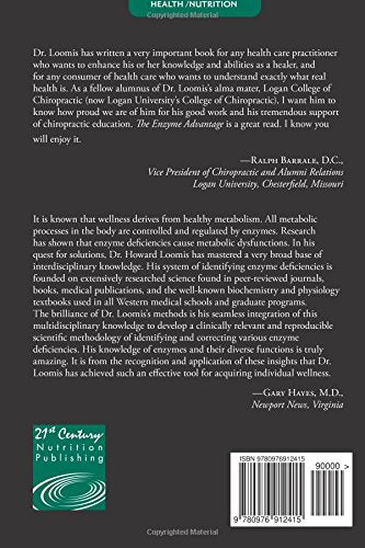 The Enzyme Advantage: For Health Care Providers And People Who Care About Their Health