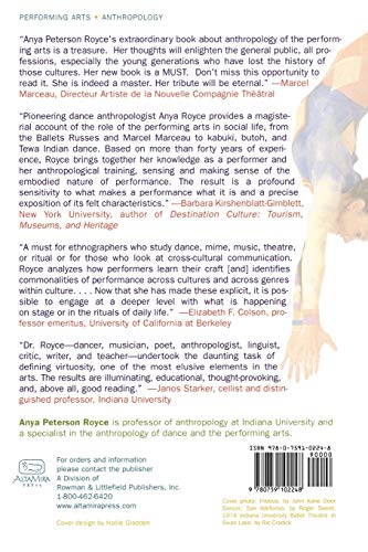 Anthropology of the Performing Arts: Artistry, Virtuosity, and Interpretation in Cross-Cultural Perspective