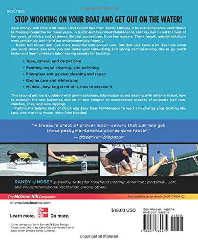 Quick and Easy Boat Maintenance, 2nd Edition: 1,001 Time-Saving Tips