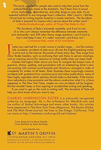 The Accidents of Style: Good Advice on How Not to Write Badly