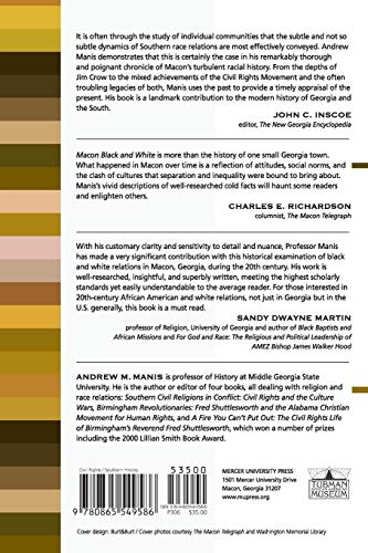Macon Black and White: An Unutterable Separation in the American Century