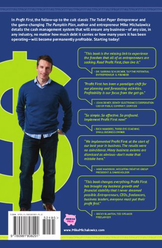 Profit First: A Simple System to Transform Any Business from a Cash-Eating Monster to a Money-Making Machine.