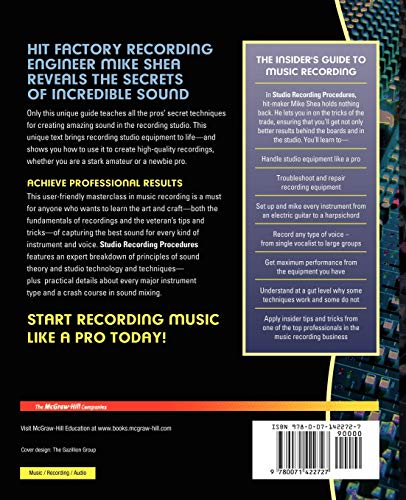 Studio Recording Procedures