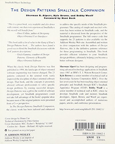 The Design Patterns Smalltalk Companion