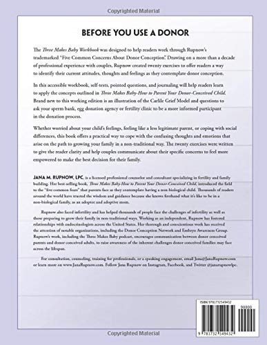 Three Makes Baby Workbook: How to Prepare for Donor Conception