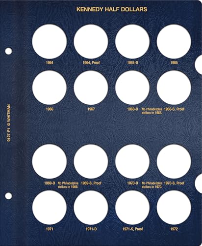 Whitman Classic® Coin Album - Kennedy Half Dollars Volume #1: 1964-2002 (P, D, & S Mints)