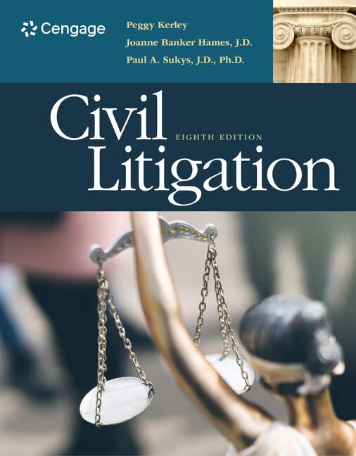 Civil Litigation (MindTap Course List)