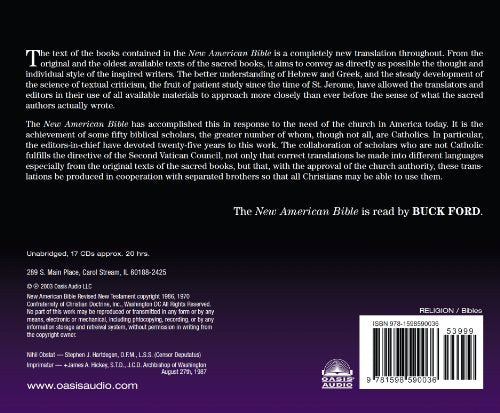 New American Bible: Revised New Testament Catholic Edition