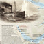 National Geographic Shipwrecks of the Outer Banks Wall Map (28 x 36 in) (National Geographic Reference Map)