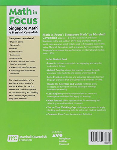 Math in Focus: Singapore Math: Student Edition, Book A Grade 3 2013