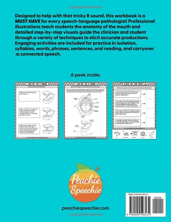 I Can Say the R Sound (I Can Workbooks from Peachie Speechie)