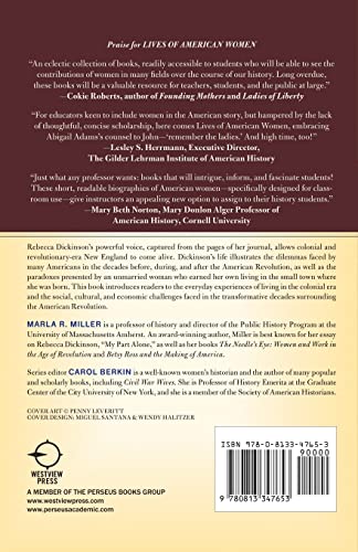Rebecca Dickinson: Independence for a New England Woman (Lives of American Women)