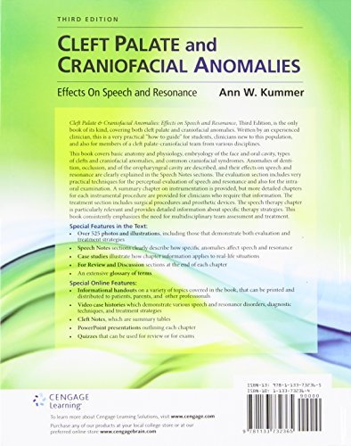Cleft Palate & Craniofacial Anomalies: Effects on Speech and Resonance (with Student Web Site Printed Access Card)