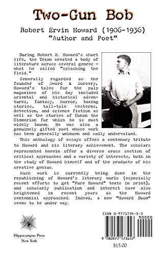 Two-Gun Bob: A Centennial Study of Robert E. Howard