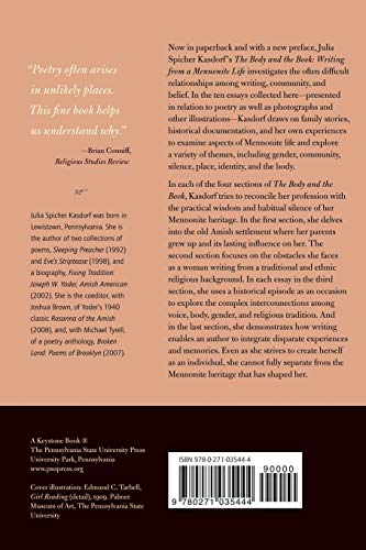 The Body and the Book: Writing from a Mennonite Life: Essays and Poems (Keystone Books)