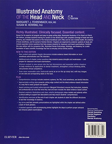 Illustrated Anatomy of the Head and Neck by Fehrenbach RDH M