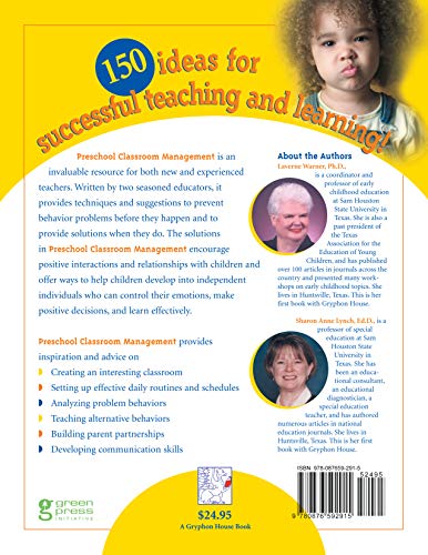Preschool Classroom Management: 150 Teacher-Tested Techniques