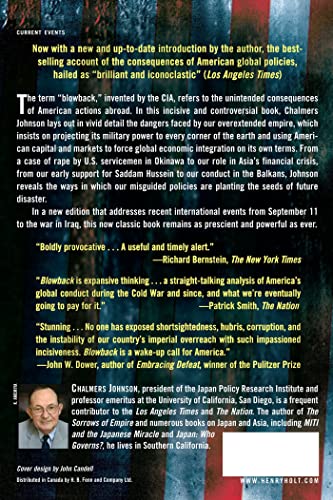 Blowback, Second Edition (American Empire Project)