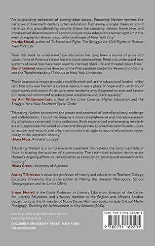 Educating Harlem: A Century of Schooling and Resistance in a Black Community
