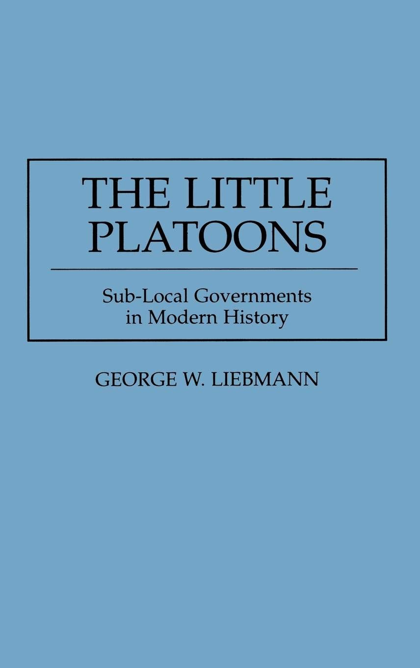 The Little Platoons: Sub-Local Governments in Modern History
