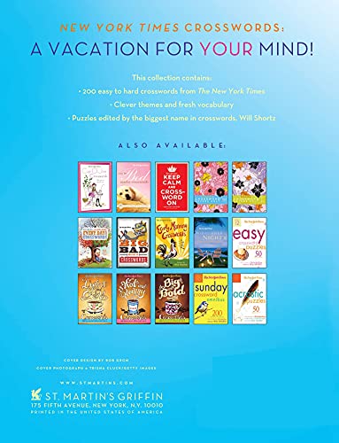 The New York Times Day at the Beach Crossword Puzzle Omnibus: 200 Relaxing Puzzles
