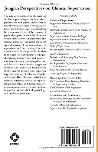 Jungian Perspectives on Clinical Supervision