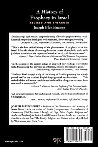 A History of Prophecy in Israel
