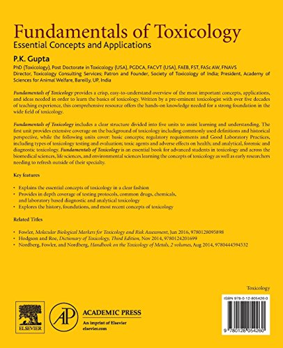 Fundamentals of Toxicology: Essential Concepts and Applications
