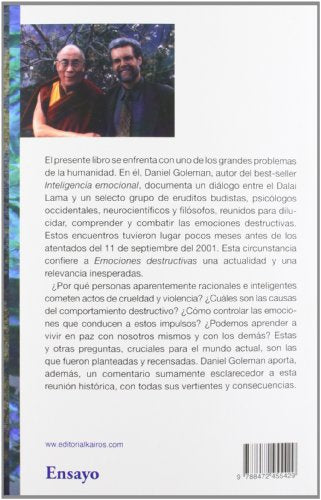 Emociones destructivas: Cómo entenderlas y superarlas (Spanish Edition)