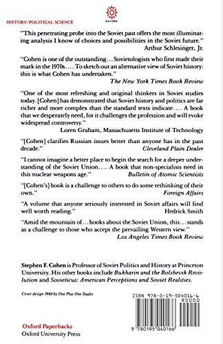 Rethinking the Soviet Experience: Politics and History since 1917 (Galaxy Books)
