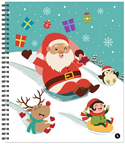Brain Games - Sticker by Number: Christmas (Bus Cover)