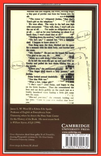 Trimalchio: An Early Version of 'The Great Gatsby' (The Cambridge Edition of the Works of F. Scott Fitzgerald)