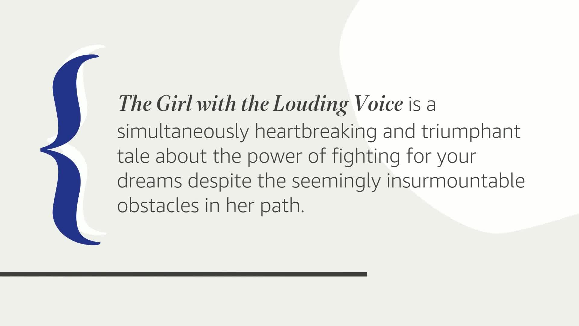 The Girl with the Louding Voice: A Read with Jenna Pick: A Novel