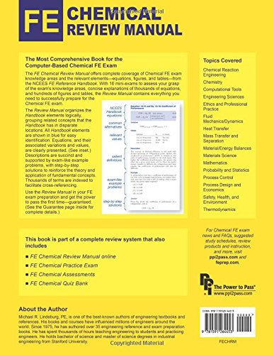 PPI FE Chemical Review Manual - Comprehensive Review Guide for the NCEES FE Chemical Exam