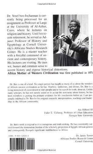 Africa: Mother of Western Civilization (African-American Heritage Series)