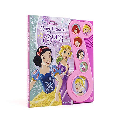 Disney Princess Cinderella, Rapunzel, Snow White, and More! Once Upon a Time Little Music Note Sound Book - Play-a-Song - PI Kids