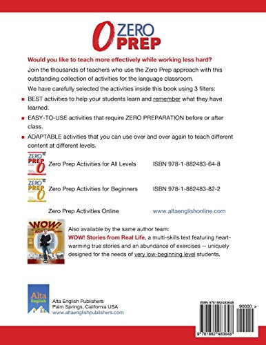 Zero Prep: Ready-to-Go Activities for the Language Classroom