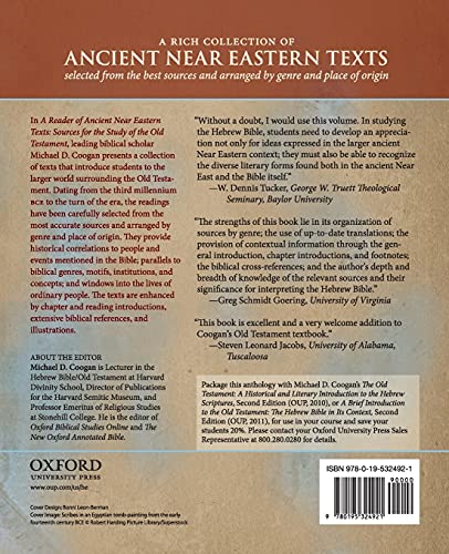 A Reader of Ancient Near Eastern Texts: Sources for the Study of the Old Testament