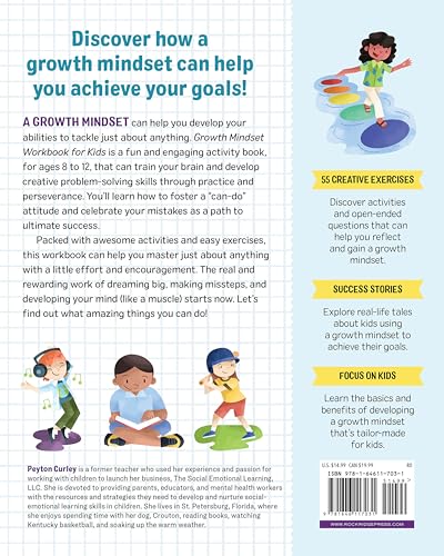 Growth Mindset Workbook for Kids: 55 Fun Activities to Think