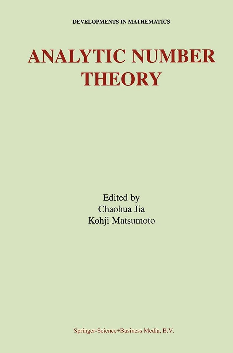Analytic Number Theory (Developments in Mathematics, 6)
