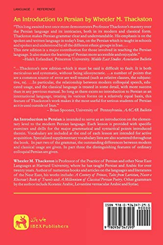 An Introduction to Persian, Revised 3rd Edition