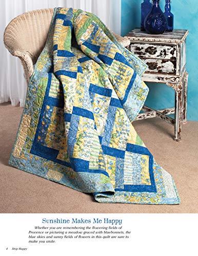Strip Happy: Quilting on a Roll (Design Originals) Make Fast & Easy Scrappy Quilts from Your Leftover Fabrics, Scrap Stashes, and Jelly Rolls; Exciting Projects for Both Novice & Experienced Quilters