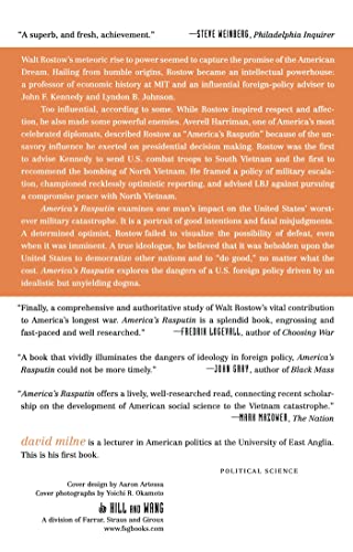 America's Rasputin: Walt Rostow and the Vietnam War