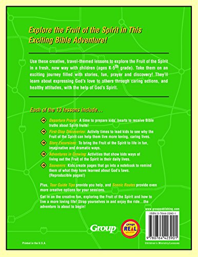 Kids' Travel Guide to the Fruit of the Spirit — back cover