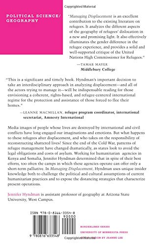 Managing Displacement: Refugees and the Politics of Humanitarianism